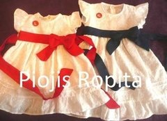 Vestidos Blanco con lazo a eleccion Brodery para fiesta en internet