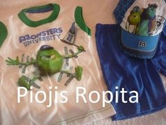 Set Pijama Remera y Short Monster Ink University