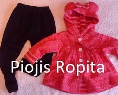 Camperitas Corazones con Capucha y Orejitas - Beba - POR MAYOR