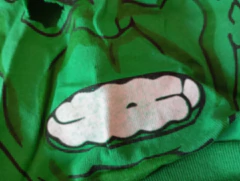 Disfraz de increible hulk remera manga larga con mascara rebatible - Piojis Ropita Importada