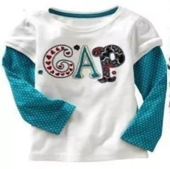 Remeras Importadas Gap Manga Larga - Niño - POR MAYOR