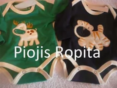 Bodys con Aplique Bordado en Animalitos - Bebe/Beba - POR MAYOR - comprar online