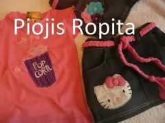 Remera Kitty rosa con Bordado gigante - comprar online