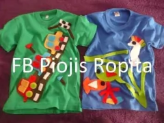 Remeras con Aplique de Animales - Niño - POR MAYOR en internet