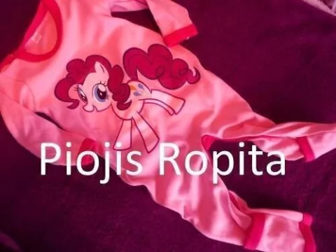 Enterito largo My Little Pony con pies rebatibles