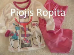 Set Remera y Pantalón Pijama Disfraz Doctora Juguetes