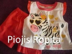 Sets Remera Short Cebra en internet