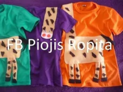 Remeras con Aplique de Animales - Niño - POR MAYOR - Piojis Ropita Importada