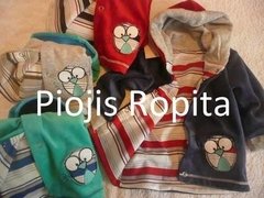 Campera Reversible de Plush con Bordado y capucha