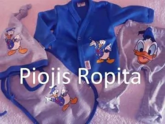 Set Ajuar Bebe Donald 4p batita pantalon gorro babero Regalo Nacimiento