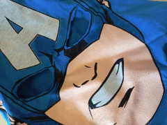Disfraz de capitan america remera manga larga con mascara rebatible - Piojis Ropita Importada