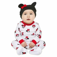Set conjunto ajuar Minnie mouse body manga larga pantalon ranita y gorrito c orejas - comprar online