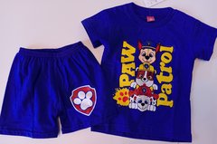 Imagen de Set Disfraz paw patrol patrulla canina short y remera 100% algodon