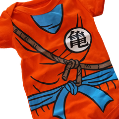 Body disfraz de goku dragon ball z algodon - comprar online