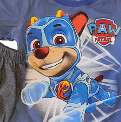 Set conjunto paw patrol patrulla canina chase remera manga corta y short bermuda - comprar online