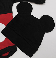 Set conjunto ajuar difraz mickey body zapatitos y gorro