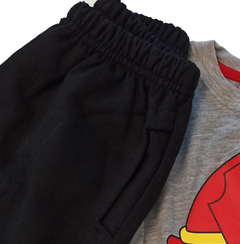 Set conjunto marshall paw patrol patrulla canina remera gris y pantalon pijama unisex en internet