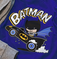Set conjunto baby batman liga de la justicia remera azul y pantalon pijama en internet