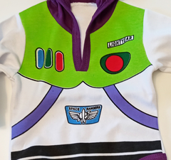 conjunto disfraz Buzz Lightyear toy story body manga larga y capucha t disney en internet