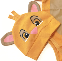Set disfraz Simba Rey Leon body manga corta y gorro con orejas t disney en internet