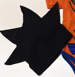 conjunto disfraz Goku Dragon Ball Z body manga corta y gorro unisex en internet