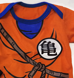 conjunto disfraz Goku Dragon Ball Z body manga corta y gorro unisex - Piojis Ropita Importada