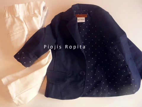 Set conjunto bautismo saco blazer y pantalon - comprar online
