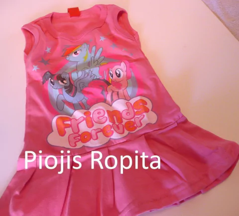 Vestido de my little pony con gran volado