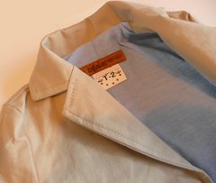 Set conjunto traje bautismo pantalon negro body camisa blazer beige zapatos moño y tiradores - comprar online