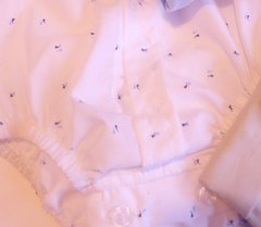 Imagen de Set conjunto traje bautismo pantalon zapatos body camisa blanco moño y tiradores