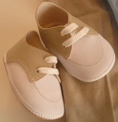 Set conjunto bautismo saco blazer beige zapatos y pantalon