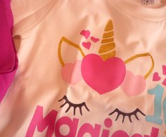 Remera manga larga Unicornio Crema - comprar online