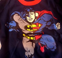 Set conjunto Batman vs Superman remera manga larga negra pantalon pijama en internet