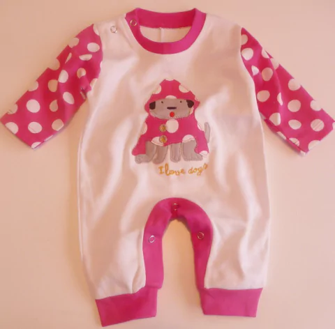 Enterito Body Pijama con Perro bombero bordado