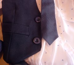 Traje para Bautismo fiesta Blazer body camisa pantalon de vestir chaleco corbata y zapatos en internet