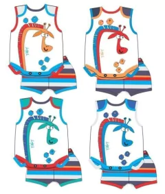 Set conjunto 2P body con jirafa y short rayado - comprar online