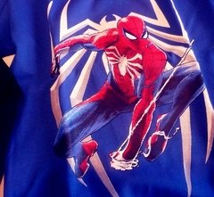 Remera manga larga Spiderman Hombre Araña Azul - comprar online