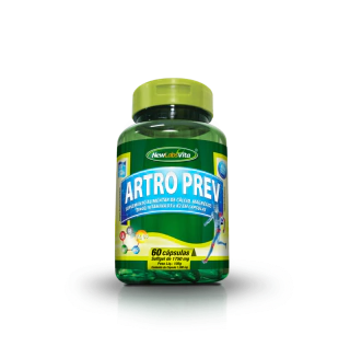 Artro Prev (Cálcio, Magnésio, Zinco e Vitamina D e K2) - 60 Cáps - 1300mg (New Labs Vita)
