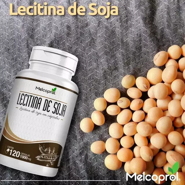 Lecitina de Soja Melcoprol – 1400mg – 120 cápsulas - comprar online