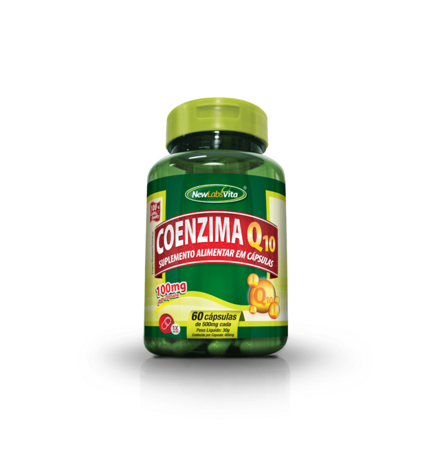 COENZIMA Q10 - 100mg – 60 Cápsulas (New Labs Vita)