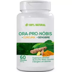 ORA PRO NÓBIS + CÚRCUMA + GENGIBRE – 60 cápsulas