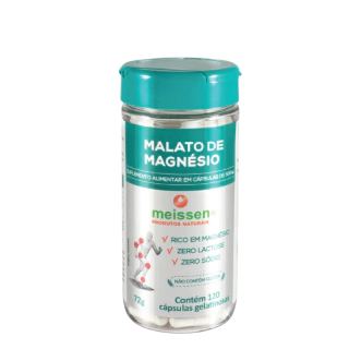 Malato De Magnésio 120 Cáps ( Magnésio Dimalato ) - Meissen