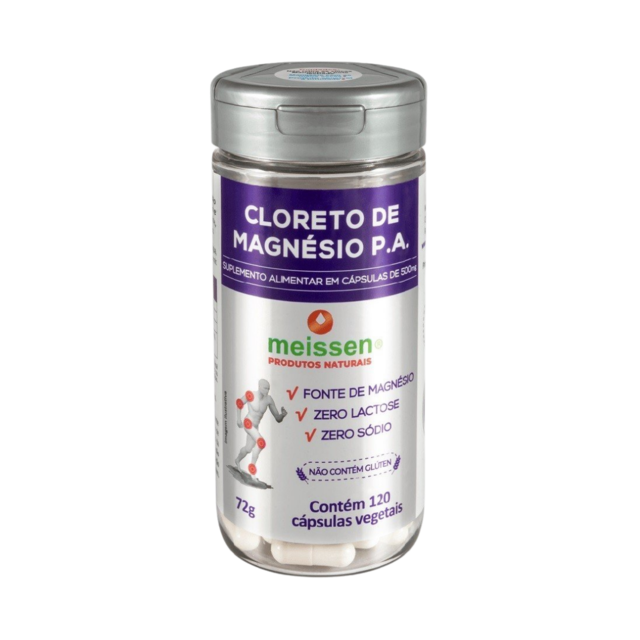 CLORETO DE MAGNÉSIO PA PURO 120 CAPS - MEISSEN