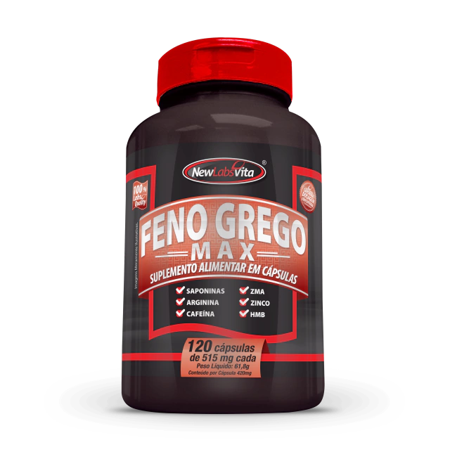 Feno Grego Max - 120 Cápsulas (New Labs Vita)