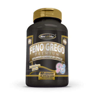 FENO GREGO PREMIUM - 375mg – 60 Cápsulas (New Labs Vita)