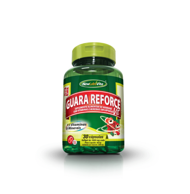 Guara Reforce Vit - 30 Cáps - 1200mg (New Labs Vita)
