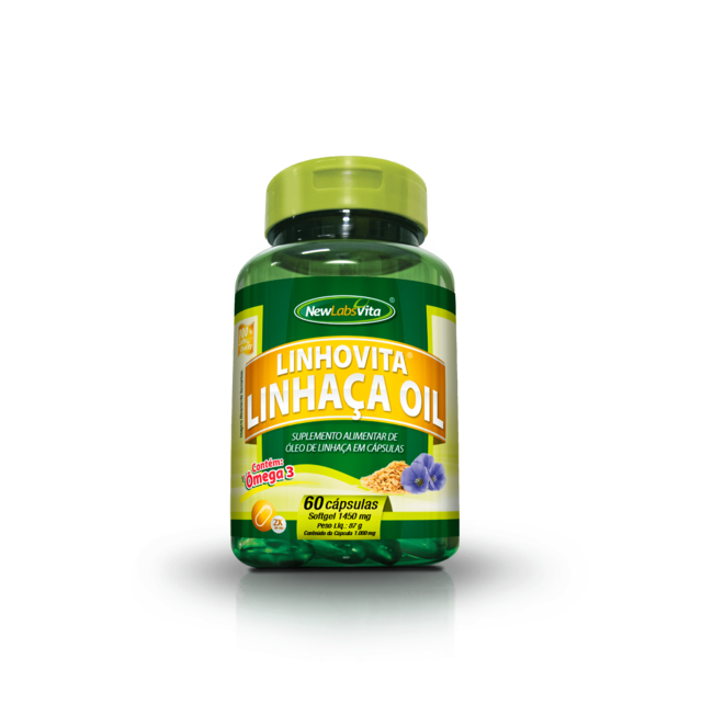 Linho Vita - 60 Cáps - 1000mg (New Labs Vita)