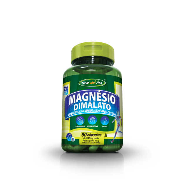 MAGNÉSIO DIMALATO - 60 CAPS (NEW LABS VITA)