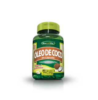 Óleo de Coco - 60 Cáps - 1000mg (New Labs Vita)