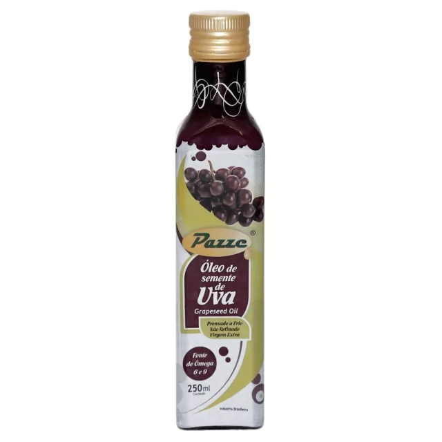 ÓLEO DE SEMENTE DE UVA - 250ML (PAZZE)
